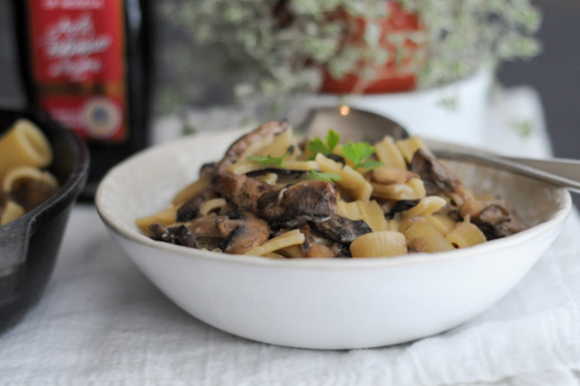 Creamy Balsamic Mushroom Pasta Creamy Balsamic Mushroom Pasta